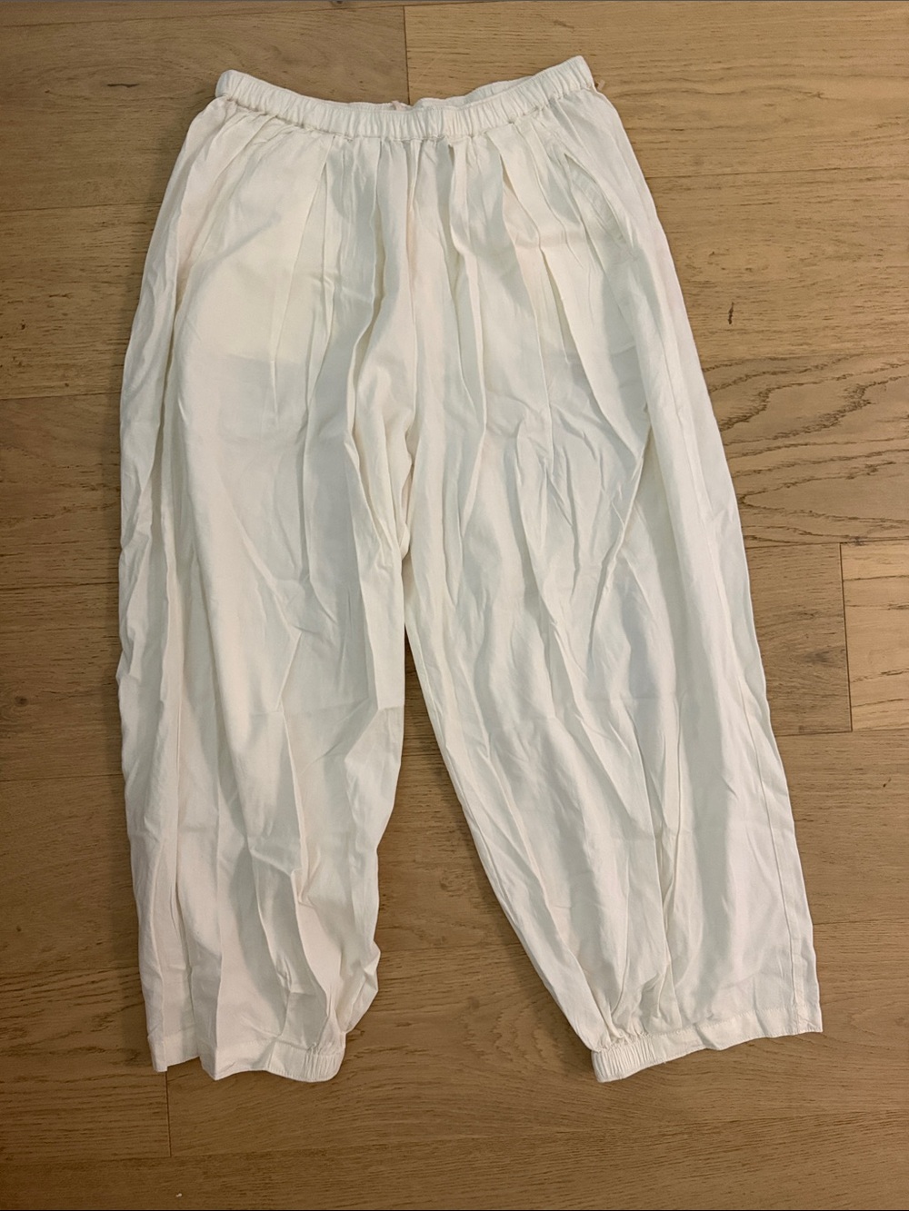Free people elastic cotton pants